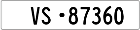 Truck License Plate